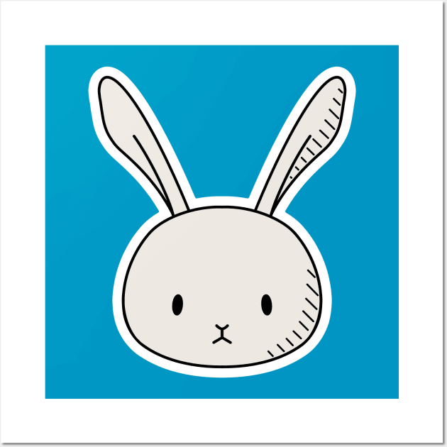 Rabbit Head Wall Art by naturalhabitatshorts